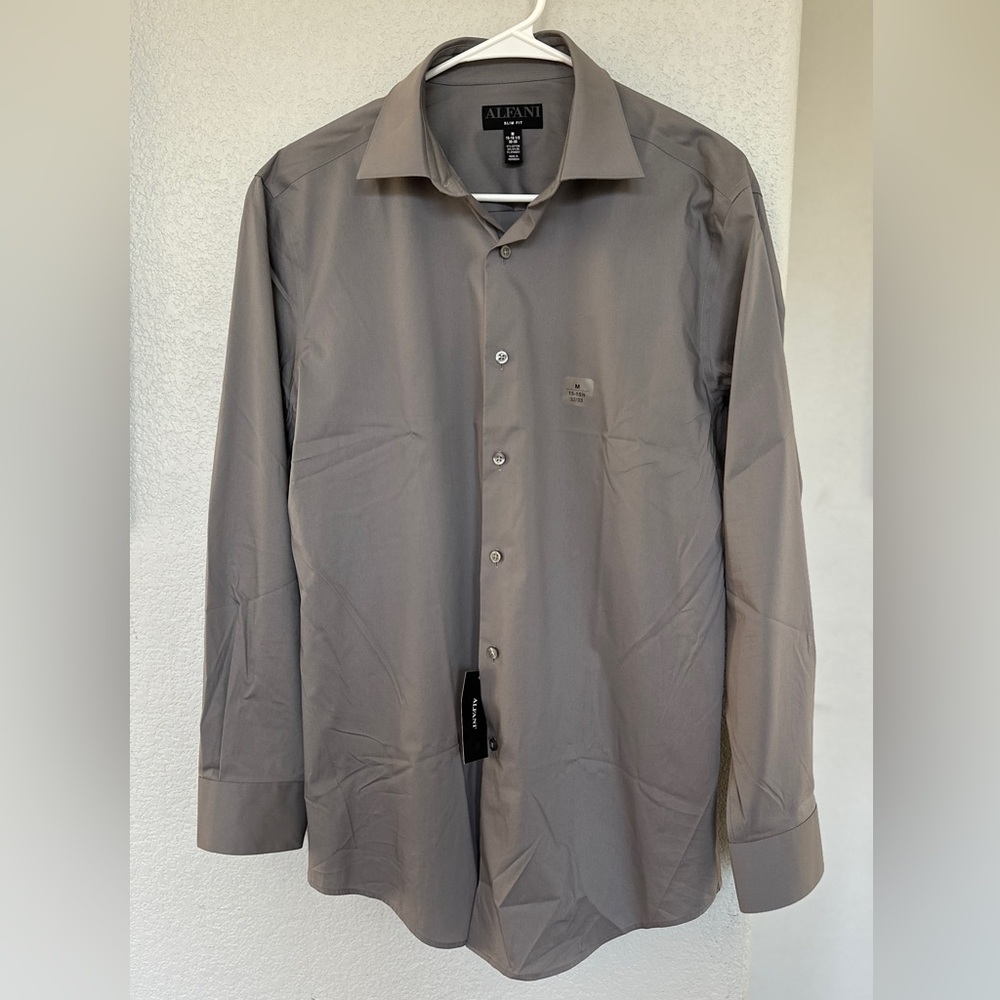 Alfani Slim Fit Dress Shirt 15-15 1/2